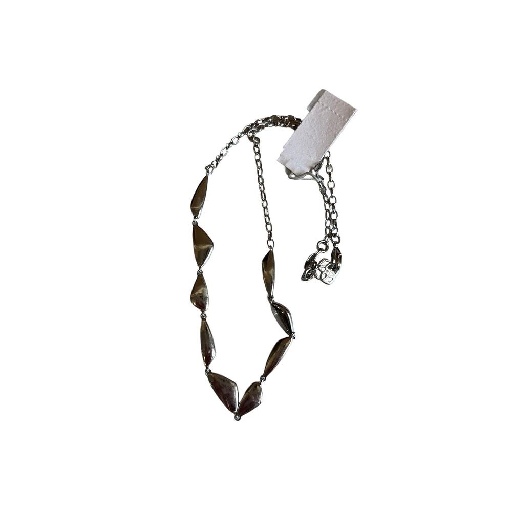 Kendra Scott Kira Collar necklace Polished Silver - Picture 3 of 6
